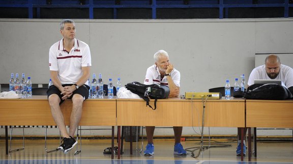 Basketbols, Latvijas basketbola izlases treniņš Belgradā - 1