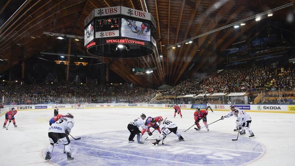 Špenglera kauss, hokejs: Rīgas Dinamo - Šveices izlase - 1