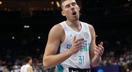 PK basketbolā: Slovēnija paliek bez NBA čempiona Čančara, Dončiča savainojums nav nopietns
