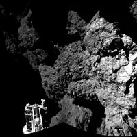 Заснувший зонд "Филы" прислал снимок с кометы