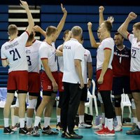 Latvijas vīriešu izlase volejbolā pirmajā pārbaudes spēlē piekāpjas Igaunijai