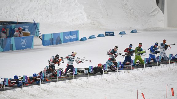 Phjončhanas olimpiskās spēles, 15 km masu starts: Andrejs Rastorgujevs