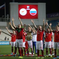 Krievijas futbolisti nodrošina ceļazīmi uz Eiropas čempionāta finālturnīru
