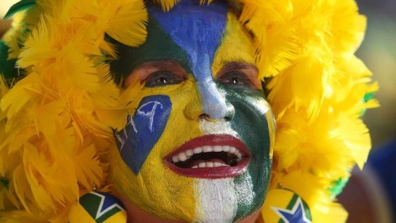 Brazīlijas futbola fans