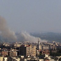 Raķetes sprādzienā pie Damaskas Starptautiskā gadatirgus seši bojāgājušie