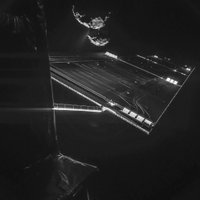 "Розетта" сделала первое селфи на фоне кометы