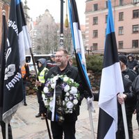 ВИДЕО: На мероприятия памяти латышских легионеров в Риге собралось более 1000 человек