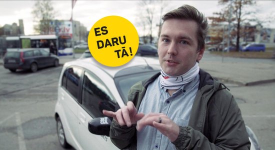 Video: Kārlis Mendziņš izvizina Madaru Botmani ar savu elektroauto