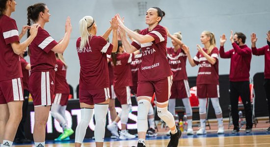 Latvijas sieviešu basketbola izlases sastāvā 'burbulī' būs 14 spēlētājas