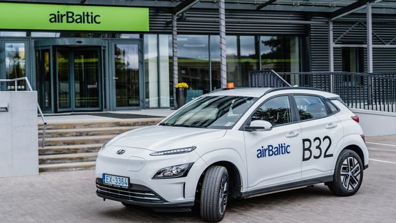 airBaltic elektroauto