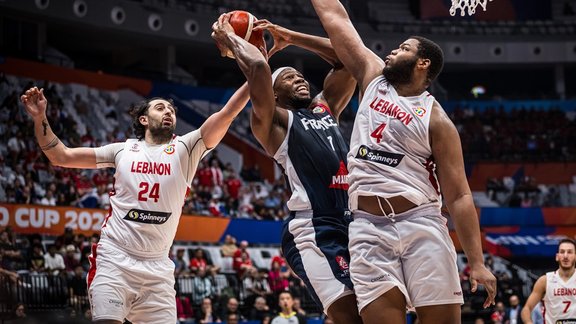 Basketbols, Pasaules kauss: Libāna - Francija - 1