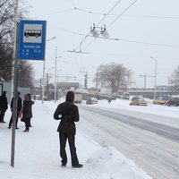 Sniega segas biezums Rīgas centrā pieaudzis no 7 līdz 15 centimetriem