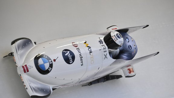 Bobslejs, PK posms Siguldā, otrās divnieku sacensības