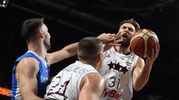 Basketbols, pārbaudes spēle: Latvija - Čehija - 4