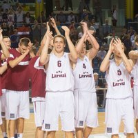 Latvijas U-20 basketbolistiem vēsturiskais EČ fināls; skaties tiešraidi portālā 'Delfi'