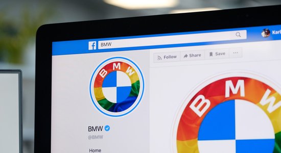 BMW savu logotipu iekrāso praida noskaņās; markas cienītāji dusmīgi