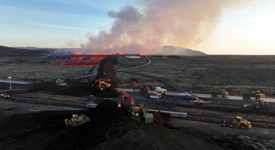 Islandē beidzies vulkāna izvirdums