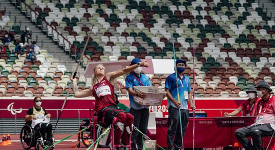 Parīzes paralimpiskajās spēlēs startēs astoņi Latvijas sportisti