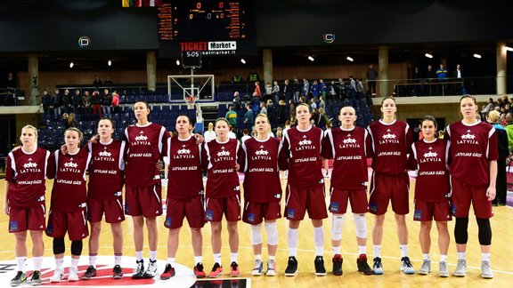 Latvijas un Lietuvas sieviešu basketbola izlašu spēle  - 14