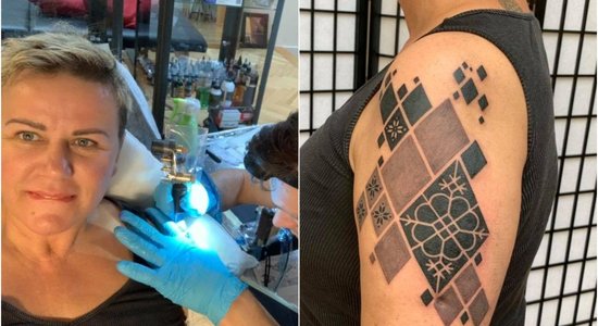ФОТО: Линда Мурниеце сделала еще одну татуировку