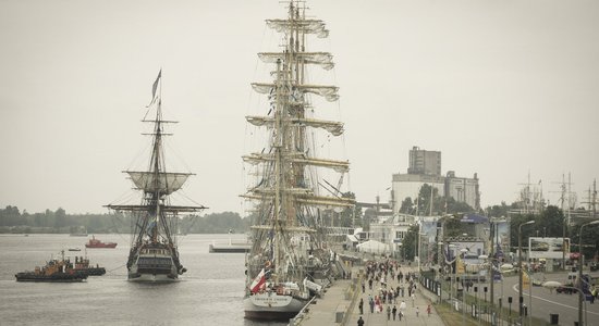 Президент Латвии посетил регату The Tall Ships Races