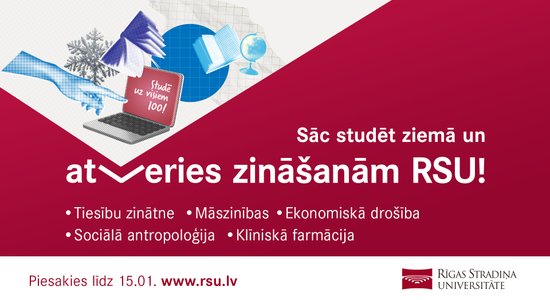 Rīgas Stradiņa universitātē norisinās ziemas uzņemšana 