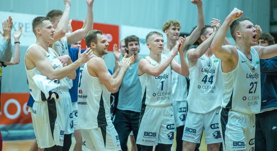 Grandu mednieki 'Liepājas' basketbolisti uzvar arī Meiera pārstāvēto 'Kalev'/'Cramo'