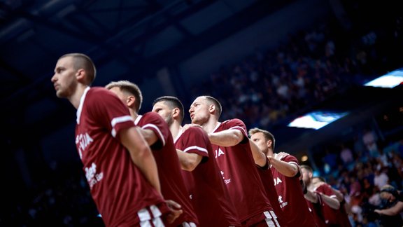 Basketbols, Olimpiskā kvalifikācija: Latvija - Kamerūna