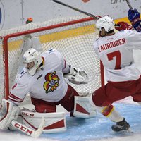 Kalniņam pietrūkst četras sekundes līdz 'sausajai' uzvarai KHL mačā