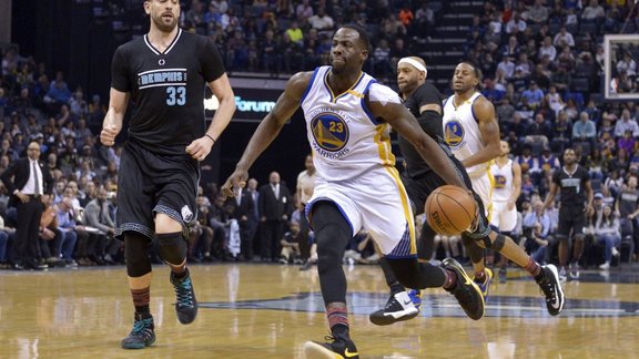 Warriors Draymond Green vs Grizzlies Marc Gasol