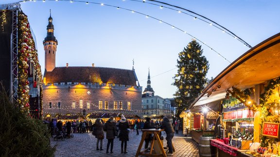 Tallina, Ziemassvētku tirdziņš, Igaunija, Ziemassvētki