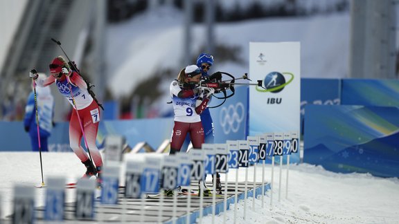 Pekinas olimpiskās spēles, biatlons:  (15km disciplīna)  - 1