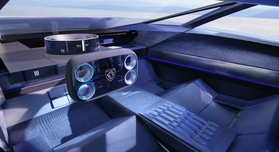 "Peugeot" stūresrata vietā ieviesīs konsoli ar ekrānu