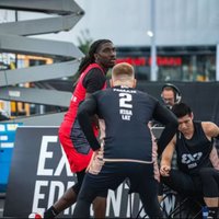 'Rīgas' 3x3 basketbolisti turnīrā Edmontonā apstājas zaudē ceturtdaļfinālā