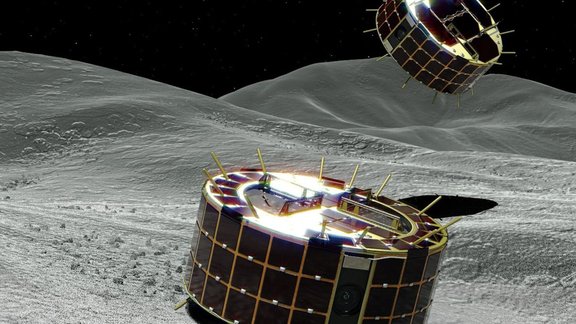 Japānas zonde nosūta uz asteroīdu divus pašgājējus robotus - 6