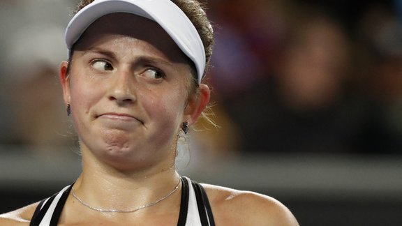 Tenis, Australian Open: Jeļena Ostapenko - Karlolīna Pliškova