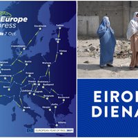 'Eiropas diena': Eiropas savienošanas ekspresis un bažas par sieviešu stāvokli Afganistānā