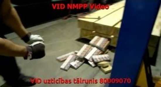 VID atklāj vairāk nekā 9 miljonus kontrabandas cigarešu