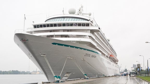 Rīgā piestāj 1000.kruīza kuģis - Crystal Symphony - 6