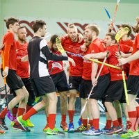 'Valmieras' un 'Pārgaujas' florbolisti iekļūst Latvijas čempionāta pusfinālā