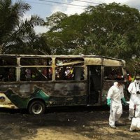 Aizdegoties autobusam, Kolumbijā miris 31 bērns