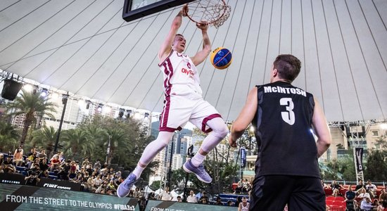 Latvijas 3x3 basketbolisti perfekti turpina olimpisko spēļu kvalifikāciju