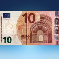 Apgrozībā nonāk jaunā 10 eiro banknote
