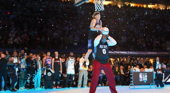 Video: Pāri pašam Šakam – NBA 'danku' konkursā atkal uzvar G līgā spēlējošais Maklangs