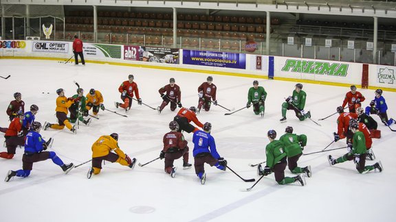 Latvijas hokeja izlases pirmais treniņš pirms 2018. gada pasaules čempionāta - 57