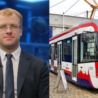 Nedēļas cepiens: Elksniņa jaunie Daugavpils tramvaji Krievijas (?) karoga krāsās