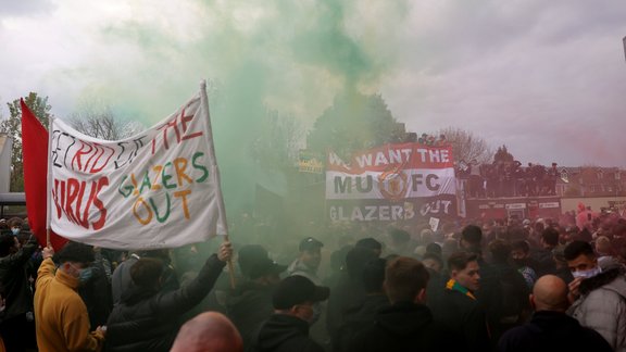 Manchester United protesti