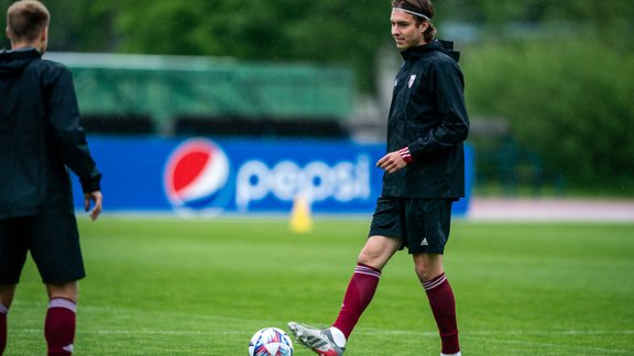 Futbols, Latvijas futbola izlase. Treniņš (30.05.2022.) - 76