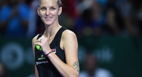 Plīškova kļūst par pirmo WTA sezonas noslēguma turnīra pusfinālisti