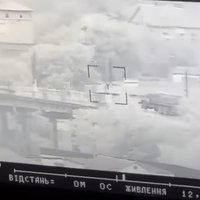Video: Ukraiņu 'Stugna' iznīcina kravas auto ar okupantiem